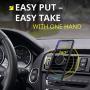Magnetic Air Vent Car Phone Mount – Updated Version by HUSSELL – for Any Smartphone – Car Phone Holder – Universal Cell Phone Holder – Vent Phone Holder – Car Vent Mount – Air Vent Mount Holder