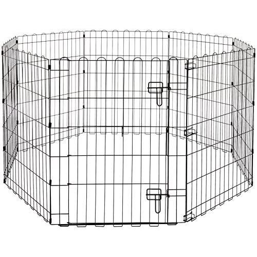 AmazonBasics Foldable Metal Pet Exercise and Playpen