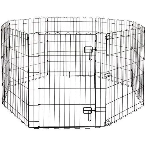 AmazonBasics Foldable Metal Pet Exercise and Playpen AmazonBasics Foldable Metal Pet Exercise and Playpen