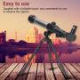 Ruiqas Children Telescope Kids Educational Gift Toy Monocular Space Astronomical Telescope with Tripod 20X 30X 40X Eyepieces