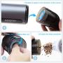 GOOFIT Car Portable Handheld Wireless Vacuum Cleaner with Suction Nozzle and Dust-Proof Storage Cover 4000Pa Car Vacuum Cleaner Super Suction 80w High Power for Car Home Pet Hair Dust Gravel Cleaning