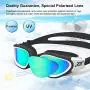 ZIONOR Swimming Goggles, 2 Packs G1 Polarized Swim Goggles UV Protection Watertight Anti-Fog Adjustable Strap Comfort fit for Unisex Adult Men and Women ZIONOR Swimming Goggles, 2 Packs G1 Polarized Swim Goggles UV Protection Watertight Anti-Fog Adjustable Strap Comfort fit for Unisex Adult Men and Women
