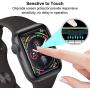 Apple Watch Series 3 Screen Protector 38mm [2 - Pack] iWatch 3 Screen Protector, Anti-Scratch Resistant Full Coverage Scratch-Proof Screen Film Compatible Apple iWatch 38mm Series 3/2/1
