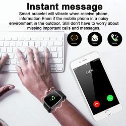 Sports Fitness Tracker for Men Women Smart Watch with Blood Pressure Heart Rate Sleep Monitor Touch Screen Smart Wrist Activity Tracker Watch for Teen Women Men Students Teachers Back to School Gifts