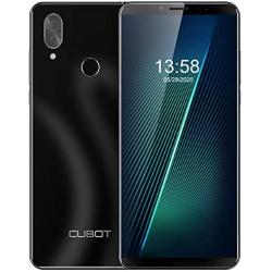 Unlocked Smartphone CUBOT X19 4GB RAM+64GB Cell Phone, 4000mAh, Dual 4G SIM, 5.93 inch FHD Display, Android 9.0 Pie, no Bloatware, GSM, AT&T and T-Mobile, Face ID, Fingerprint, Black