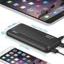 Portable Charger Power Bank 10000mAh - 2 Pack External Battery Pack with Dual USB Ports and USB-C Input, Compact Charging Backup Phone Charger, Compatible for iPhone, Samsung, iPad, etc.
