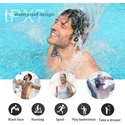 True Wireless Earbuds, BlueTEK T27 Bluetooth 5.0 Earbuds in-Ear TWS Stereo Headphones with Smart LED Display Charging Case IPX7 Waterproof 120H Playtime Built-in Mic with Deep Bass for Sports Work