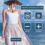 Neck Massager, Intelligent Portable Neck Massager with Heat, Cordless Smart Pulse Neck Massage, 3 Modes 15 Intensity Electric Neck Massage for Gift Women Men Home Office-White