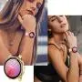 ZAROTO Compatible for Samsung Active 2 Screen Protector, 3 Pack Full Cover for Galaxy Watch Active 2 Accessories 40mm, Soft Thin Active 2 Watch Band TPU Anti-Scratch case (Black+Rose Pink+Gold)