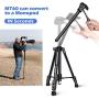 UBeesize 60-inch Camera Tripod, MT60 Aluminum Monopod Tripod Combo, Lightweight Professional Travel Video Camera Stand with Carry Bag for DSLR, SLR, Cell Phone