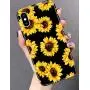 J.west iPhone Xs Case Vintage Flower Floral, Cute Yellow Sunflowers Black Soft Cover for Girls/Women Sturdy Flexible Slim fit Fashion Design Pattern Drop Protective Case for iPhone X/XS J.west iPhone Xs Case Vintage Flower Floral, Cute Yellow Sunflowers Black Soft Cover for Girls/Women Sturdy Flexible Slim fit Fashion Design Pattern Drop Protective Case for iPhone X/XS