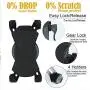 Amoner Bicycle Phone Mount, Anti Shake and Stable Cradle Clamp with 360° Rotation Bicycle Phone Mount/Bike Accessories/Bike Phone Holder for iPhone Android GPS Other Devices up to 6.5 inches