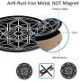 Mount Metal Plate 10 Pack for Magnetic Cell Phone Car Cradle-Less Mounts with 3M Adhesive,Stylish Universal Disc Replacement Sticker for Magnet iPhone Holder Mini Tablet GPS Stand 6 Round 4 Rectangle