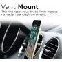Aduro Cell Phone Ring Holder, 3 in 1 Universal Phone Ring Stand Car Holder, Finger Grip Phone Holder for iPhone, Samsung Phone and Smartphones (Black)
