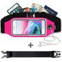 Smartlle Fanny Pack, Running Belt, Waist Bag for Women & Men for iPhone 11/11 Pro/11 Pro Max/XR/XS Max/X/XS/8 7 6 6S Plus, Samsung Galaxy S/Note, All Mobiles up to 6.7,Gym Workout Fitness Gear-Pink