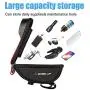 Emoly Bike Phone Mount Bags - Premium Bicycle Front Frame Bag, Waterproof Bike Pouch Bag with Headphone Hole for Smartphone Below 6 inch - Red Emoly Bike Phone Mount Bags - Premium Bicycle Front Frame Bag, Waterproof Bike Pouch Bag with Headphone Hole for Smartphone Below 6 inch - Red