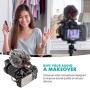 Movo VXR10 Universal Video Microphone with Shock Mount, Deadcat Windscreen, Case for iPhone, Android Smartphones, Canon EOS, Nikon DSLR Cameras and Camcorders - Perfect Camera Microphone, Shotgun Mic