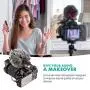 Movo VXR10 Universal Video Microphone with Shock Mount, Deadcat Windscreen, Case for iPhone, Android Smartphones, Canon EOS, Nikon DSLR Cameras and Camcorders - Perfect Camera Microphone, Shotgun Mic