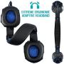 RONSHIN Over Ear Gaming Headset with Mic and LED Light for Laptop Cellphone PS4 red