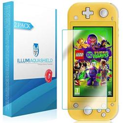 ILLUMI AquaShield Screen Protector Compatible with Nintendo Switch Lite (5 inch, 2019)(2-Pack) No-Bubble High Definition Clear Flexible TPU Film