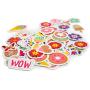 Unique Bicycle Stickers - 60 Pack - Paste Them on Travel Suitcases Cars Skateboards Pencil Boxes Bike Mobile Phones and More - Cool and Fashionable Decals - Colorful Designs Fun Decoration