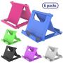 YENIE Desktop Cell Phone Stand Holder, Portable Universal Desk Stand for All Mobile Smart Phone Tablet Display (6 Mixed Colours)