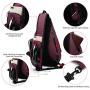 Tudequ Dry Wet Separation Sling Crossbody Chest Bag Backpack Casual Daypack for Men Women Teens
