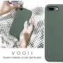 Vooii iPhone 8 Plus Case, iPhone 7 Plus Case, Soft Silicone Gel Rubber Bumper Case Microfiber Lining Hard Shell Shockproof Full-Body Protective Case Cover for iPhone 7 Plus /8 Plus - Pine Green Vooii iPhone 8 Plus Case, iPhone 7 Plus Case, Soft Silicone Gel Rubber Bumper Case Microfiber Lining Hard Shell Shockproof Full-Body Protective Case Cover for iPhone 7 Plus /8 Plus - Pine Green