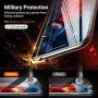 TORRAS Diamonds Hard iPhone 11 Pro Screen Protector iPhone X Screen Protector iPhone XS Screen Protector, [Military Grade Shatterproof] [Eye Protection] HD Clear Tempered Glass Film Clear 5.8-2 Pack