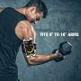 Newppon 180° Rotatable Running Phone Armband :with Key Holder for Apple iPhone 11 Pro Max Xs XR X 8 7 6 6S Plus Samsung Galaxy S10 S9 S8 S7 Edge Note 8 Google Pixel,for Sports Workout Exercise Jogging