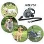 EC.TEAK Retractable Dog Leash, 26FT Dog Walking Leash for Medium Large Dogs up to 80 lbs, One Button Break & Lock, Heavy Duty No Tangle, Large EC.TEAK Retractable Dog Leash, 26FT Dog Walking Leash for Medium Large Dogs up to 80 lbs, One Button Break & Lock, Heavy Duty No Tangle, Large