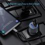 Fast USB C Car Charger, Compatible for Samsung Galaxy S20/S20 Plus/S20 Ultra/S10+/S10e/S9/S8 Active/Note 10/Note 9/8/A20/A50/A70, Quick Charge 3.0 Dual USB Rapid Car Charger with Type C Cable 3.3ft