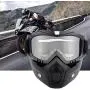 Easyinsmile Motorcycle Goggles with Detachable Mask,Road Riding UV Motorbike Glasses with Dustproof Mask,Windproof Cool Helmet Glasses for Skiing Riding Outdoor Activities Easyinsmile Motorcycle Goggles with Detachable Mask,Road Riding UV Motorbike Glasses with Dustproof Mask,Windproof Cool Helmet Glasses for Skiing Riding Outdoor Activities