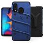 ZIZO Bolt Series for Samsung Galaxy A20 Case | Heavy-Duty Military-Grade Drop Protection w/Kickstand Included Belt Clip Holster Tempered Glass Lanyard Galaxy A50 - Blue