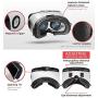 VR Headset - Virtual Reality Goggles by VR WEAR 3D VR Glasses for iPhone 6/7/8/Plus/X & S6/S7/S8/S9/Plus/Note and Other Android Smartphones with 4.5-6.5" Screens + Pantera Sticker