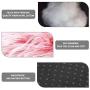 NOYAL Donut Dog Cat Bed, Soft Plush Pet Cushion, Anti-Slip Machine Washable Self-Warming Pet Bed - Improved Sleep for Cats Small Medium Dogs (Multiple Sizes)