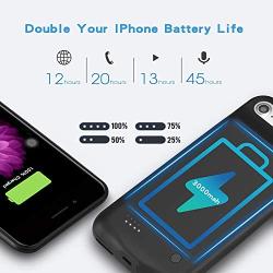 Wixann Battery Case for iPhone 6/6s/7/8/SE 2020 Upgraded 3000mAh Slim Portable Charging Case Rechargeable Extended Charger Case for Apple iPhone 6/6s/7/8/SE 2020