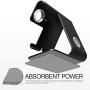 Desktop Cell Phone Stand, ZVEproof Aluminum Phone Dock Cradle Tablet Stand Holder, for Switch, iWatch, iPad, E-Reader, Mobile Phone, Android Smartphone, iPhone 11 Xs Max Xr X, Accessories Desk - Black