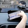 Bosynoy Car Phone Holder, Universal Dashboard Phone Holder for Car, Silicone Mat Car Phone Mount Compatible with iPhone 11 XS Max XR X 8+ SE Samsung Galaxy S10 S9, Android Smartphones, GPS Devices