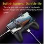 [The Latest Version] Mobile Game Controller 4 Trigger with 4000mAh Power Bank Cooling Fan for PUBG/Call of Duty/Fotnite [6 Finger Operation] L1R1 L2R2 Gamepad Trigger for 4.7-6.5" iOS Android Phone