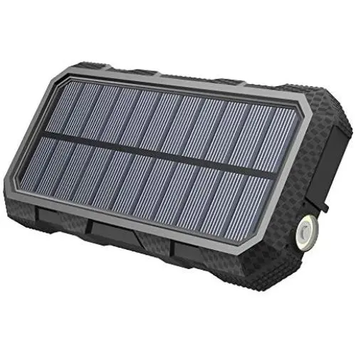 Hiluckey Solar Charger 26800mAh Power Bank PD 18W Portable Charger with USB C Port External Battery with LED Flashlight for Smartphones, Tablets, Laptops and More Hiluckey Solar Charger 26800mAh Power Bank PD 18W Portable Charger with USB C Port External Battery with LED Flashlight for Smartphones, Tablets, Laptops and More