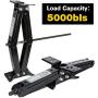 Weize RV Trailer Camper Stabilizer Leveling Scissor Jacks with Handle-24"- 5000lbs - Set Of 4