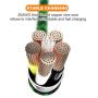 WUYA iPhone Charger, MFi Certified Lightning Cable 6 Pack - 3/3/6/6/10/10 FT Nylon Woven Fast Charging High Speed Data Sync Cord Compatible iPhone 11 Pro XS MAX XR XS X 8 7 Plus 6S 6 SE - Color