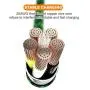 WUYA iPhone Charger, MFi Certified Lightning Cable 6 Pack - 3/3/6/6/10/10 FT Nylon Woven Fast Charging High Speed Data Sync Cord Compatible iPhone 11 Pro XS MAX XR XS X 8 7 Plus 6S 6 SE - Color WUYA iPhone Charger, MFi Certified Lightning Cable 6 Pack - 3/3/6/6/10/10 FT Nylon Woven Fast Charging High Speed Data Sync Cord Compatible iPhone 11 Pro XS MAX XR XS X 8 7 Plus 6S 6 SE - Color