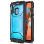 CasemartUSA Phone Case for [Samsung Galaxy A11], [Alloy Series][Blue] Aluminum Metal Plate Military Grade Shockproof Protective Cover for Samsung Galaxy A11 (Verizon, AT&T, Metro, T-Mobile)