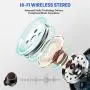 BlueFire Wireless Earbuds TWS Bluetooth 5.0 Earbuds IPX7 Waterproof True Wireless Earbuds Touch Control Bluetooth Stereo Earphones with 4000mAh Charging Case & Built in Mic for Running, Driving, Gym BlueFire Wireless Earbuds TWS Bluetooth 5.0 Earbuds IPX7 Waterproof True Wireless Earbuds Touch Control Bluetooth Stereo Earphones with 4000mAh Charging Case & Built in Mic for Running, Driving, Gym