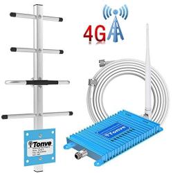 AT&T Cell Phone Signal Booster 4G LTE 700Mhz Band12 /17 T-Mobile ATT Cell Phone Booster Repeater Boost Data+Voice Mobile Signal Booster AT&T Cell Signal Phone Amplifier with Antenna Kits for Home