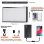 LituFoto RGB Pocket Light R18 Camera Light Mini LED Video Light Panel Fill Light Full Color Output Video Soft Light with Screen for YouTube, Vlog, DSLR, Studio, Outdoor, Smartphone Shooting