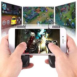 2pcs One Pair R8 2 in 1 Mobile Phone Gamepad L1R1 Shooter Fire Trigger L1 R1 Game Handle Controller Joystick for PUBG