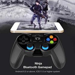 LIJUN-Game Mobile Game Control per PUGB, Ninja Bluetooth Gamepad Wireless Controller Mobile Phone Game Free Fire Button Joystick Gamepad Six Finger All-in-One Mobile Game Controller
